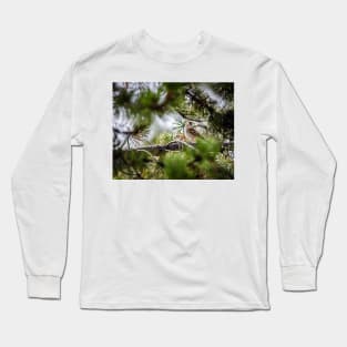 Sparrow In The Pines by Debra Martz Long Sleeve T-Shirt